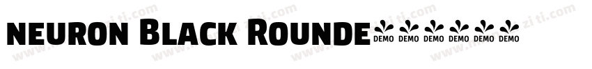 neuron Black Rounde字体转换